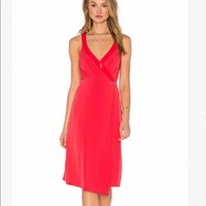 BCBGeneration Drape Front Midi Dress
